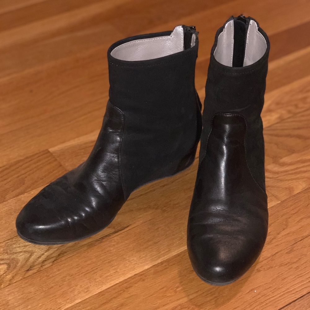 Aquatalia Leather & Suede Booties